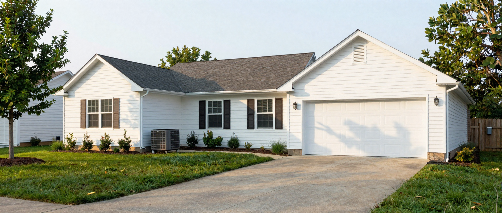 Beautiful residential home with HVAC system